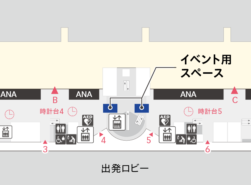 Terminal 2 2F Map