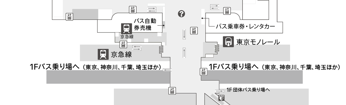 T3 第3ターミナル エリアマップ画像