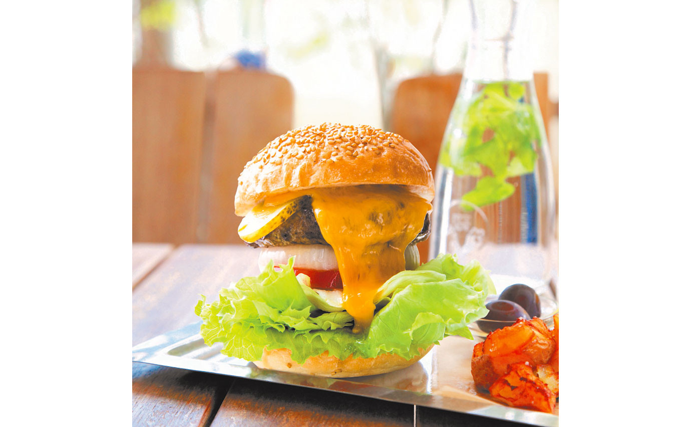 自由が丘バーガーの食事